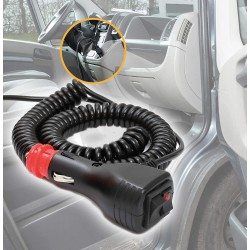 Gyrophare balise LED BLEU avec base magnétique - Signalisation efficace pour les véhicules d'urgence