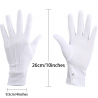 Les gants blancs de cérémonie militaire disponibles en différentes tailles pour s'adapter parfaitement à chaque main