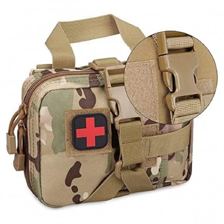 Azarxis Pochette Molle EDC Tactique – Nylon 1000D – Randonnée, Airsoft, CS, Escalade