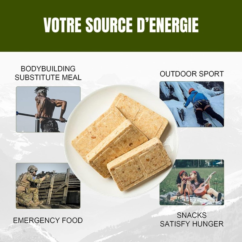 Ration Militaire de Survie: Énergie, Nutrition et Durabilité dans Chaque  Pack