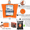Pack 4 Ponchos de Survie d'Urgence — Protection Famille 72h