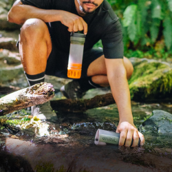 Gourde Filtre à Eau 500ml — Élimine 99,99% des Bactéries