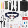 Kit de survie 180 en 1 Yakeda - vue d'ensemble du kit d'urgence 72h le plus complet