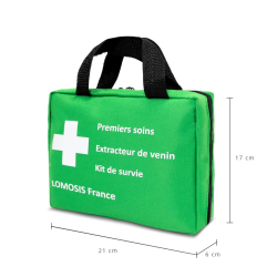 Trousse de secours 3 en 1 : Kit de premiers soins + Kit de survie
