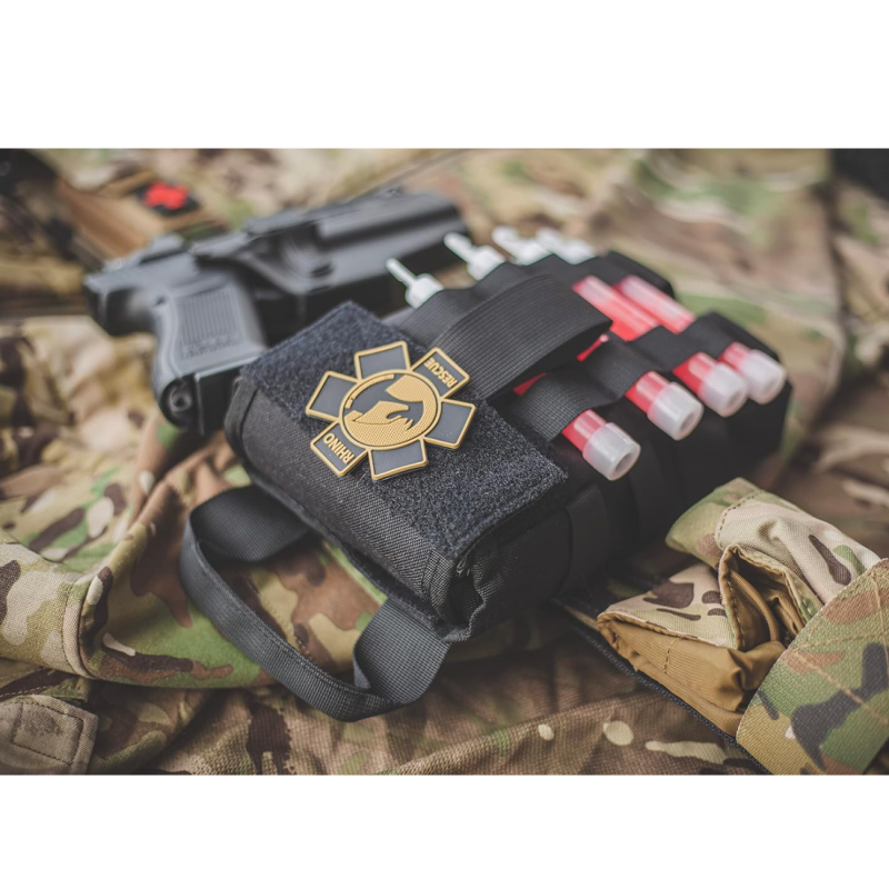 Rhino Rescue EDC Trousse De Premiers Secours IFAK Traumatologie Avec Pochette Tactique Molle Garrot Pansement Pour La Survie