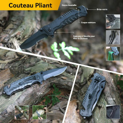 Kit de Survie 27-en-1 Complet – Trousse d’Urgence avec Outils Multifonctions