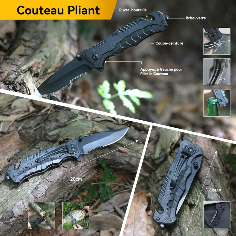 KIT DE SURVIE D'Urgence 255 En 1 Avec Trousse De Premiers Secours EUR