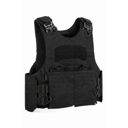 Yakeda - Gilet Tactique porte plaque à dégagement rapide