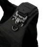 Yakeda - Gilet Tactique porte plaque à dégagement rapide