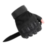 Gant mitaine de protection tactique noir