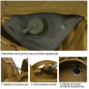 Sac à Dos Tactique 25l système MOLLE - Sable