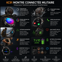 Montre connectée militaire​ GPS