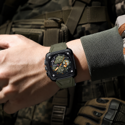Montre militaire tactique homme — Robustesse opérationnelle