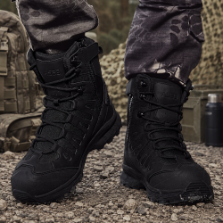 Chaussures militaires Gore-Tex - détail membrane certifiée imperméable respirante