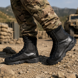 Rangers militaire commando - semelle silencieuse composé absorbant bruits de marche