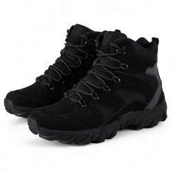 Chaussures tactiques militaires mid-cut Yakeda - vue d'ensemble tige courte 13 cm