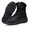 Chaussures militaires homme nubuck tige haute Yakeda - vue d'ensemble laçage rapide