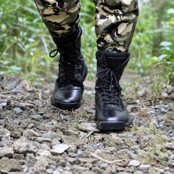 Rangers militaire homme - semelle Vibram à crampons profonds anti-dérapants outdoor