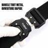 Ceinture Tactique Pompier — Nylon Ignifuge Résistant Feu