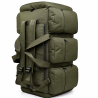 Sac à dos de voyage militaire 105L - vert - format complet pour transport quotidien et terrain