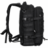 Sac a Dos Tactique Militaire 30L MOLLE - Noir - compartiments organises et poches interieures