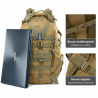 Sac à Dos Militaire Tactique étanche 30L - detail de l'etancheite et coutures soudees