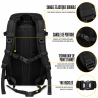 Sac à Dos Militaire Tactique 28L Trekking Randonnée - Noir - detail des caracteristiques techniques