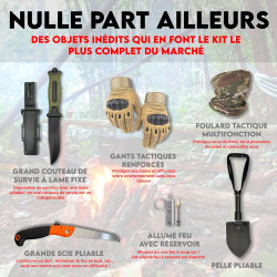 Kit de Survie Militaire Ultra-Complet Premium — 14 Outils