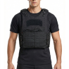 Yakeda - Gilet Tactique porte plaque à dégagement rapide