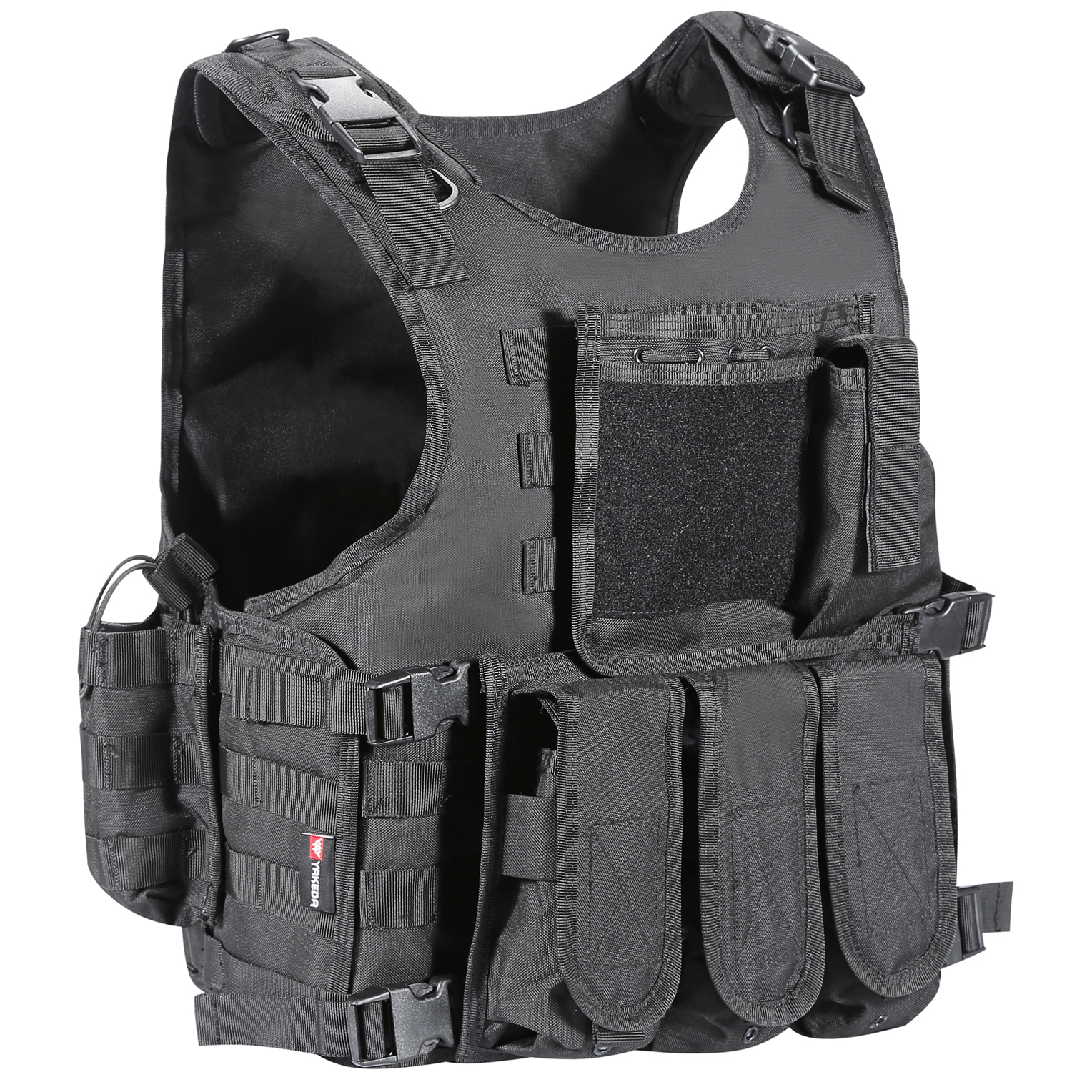 Gilet tactique Yakeda avec protections - Gilets tactiques Airsoft (11171160)
