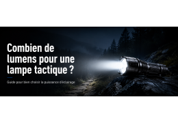 Combien de lumens pour une lampe tactique ?
