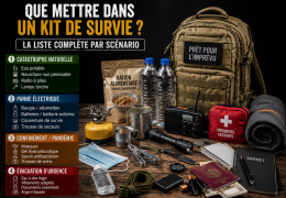 Que mettre dans un kit de survie — la liste complète par scénario