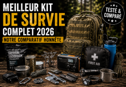 Meilleur kit de survie complet 2026 — notre comparatif honnête